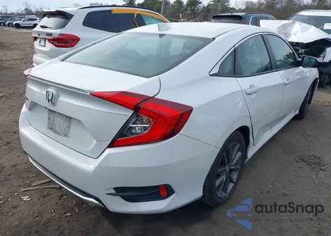 2020 Honda Civic Ex from USA, damaged, VIN 19XFC1F39LE220130